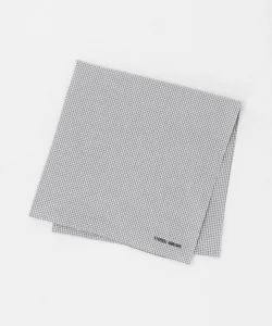 Хлопковый клетчатый платок United Arrows, цвет Md.Gray