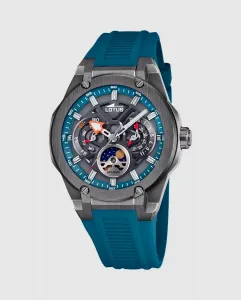 Мужские часы 18946/4 Vortex синие каучуки LOTUS, синий