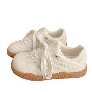 GULIA Женские повседневные кроссовки с низким верхом устойчивые к истиранию ретро бежевые, цвет Retro Beige