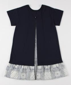 Платье с принтом в виде банданы, двустороннее