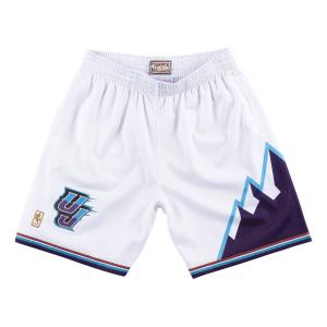 Спортивные шорты Mitchell & Ness NBA Swingman Shorts Utah Jazz 1996-97 'White Purple', белый