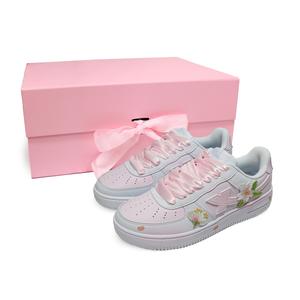 XTEP Кроссовки Air Force One износостойкие и легкие, низкие, для скейтбординга, женские, розовые