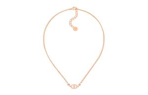 DIOR Металлический кристальный кулон для женщин Rose Gold
