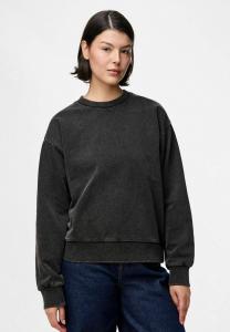 Толстовка Pieces WASHED LOOSE NOOS, Black Detail Washed/Black