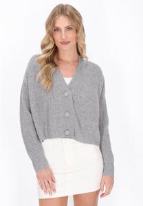 Кардиган DreiMaster Cardigan, Light Grey Melange/Light Grey