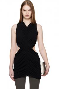 Храмовый солнечный пик Rick Owens, черный