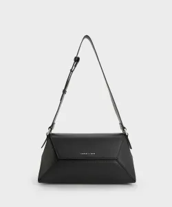 Геометрическая сумка через плечо Насрин Charles & Keith, цвет Noir