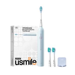 Электрическая зубная щетка P1 для взрослых, парный размер, 1 щетка, магнитный динамический мотор, 3 режима чистки Usmile, синий