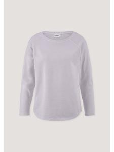 Hessnatur Футболка с длинными рукавами, свободного кроя, пастельно-лавандового цвета