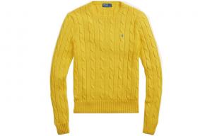 Поло Пони вышитый джемпер Polo Ralph Lauren, Желтый