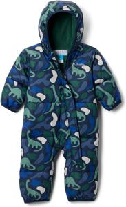 Columbia Unisex Baby Snuggly Bunny II Bunting, Collegiate Navy Dinoflauge/Rain Forest