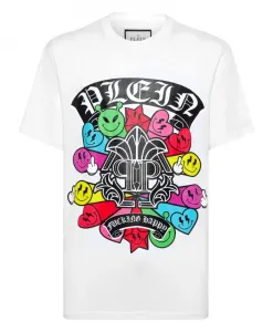 Футболка с круглым вырезом Philipp Plein, белый