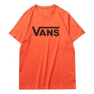 Футболка Vans Classic Logo Printing Short Sleeve Couple Style VN0A4MM6TDY, желто-коричневый