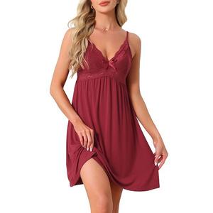 Женский боди-шери с кружевом и тонкими бретелями Inspire Chic, Red