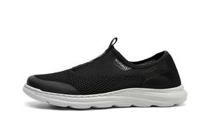 Повседневные мужские кроссовки низкие черные/песочные HLA