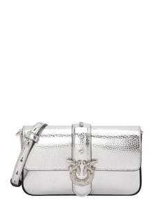 Сумка через плечо PINKO Love One, серебряный