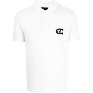 Футболка поло мужская белая EMPORIO ARMANI