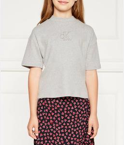 Футболка детская Calvin Klein Jeans Regular Fit, серый