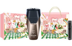 Серия FS888 набор роторных бритв, моющаяся бритва для всего тела, умная, с двумя плавающими головками, портативная FLYCO, Fs888 Romantic Love Set