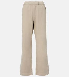 Прямые брюки Naya из хлопчатобумажной саржи Velvet, Oyster