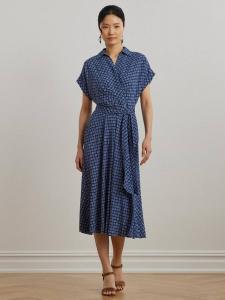 Платье-рубашка Lauren Fratillio Ralph Lauren, Blue/White