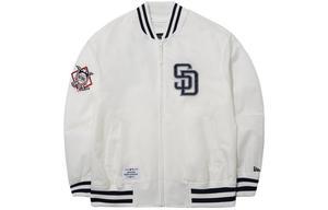 New Era Бейсбольная куртка Сан-Диего Падрес, White