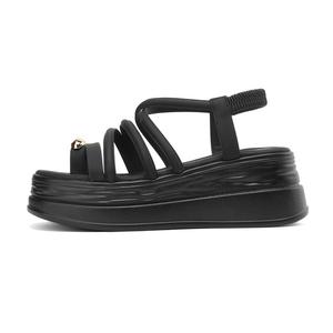 Римские сандалии женские 6,5 см DAPHNE, Black