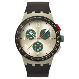 SWATCH Часы Unisex 42mm Silver Watch SUST402, Silver Dial