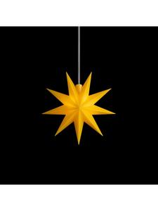 Декоративная звезда | Пластиковая рождественская звезда | 9-конечная звезда | с таймером | Sterntaler
