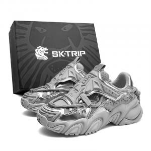Кроссовки мужские толстые низкие Sk.Trip, цвет Phantom Gray