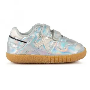 Кроссовки Munich Baby Goal 1629, серебряный