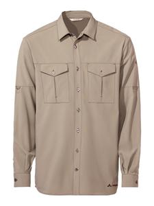 Спортивная рубашка на пуговицах классического кроя VAUDE Rosemoor, бежевый