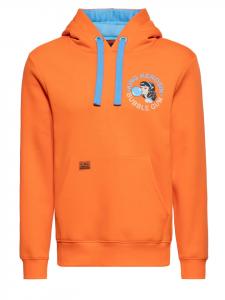 Худи King Kerosin цвета «жевательная резинка» оранжевого цвета