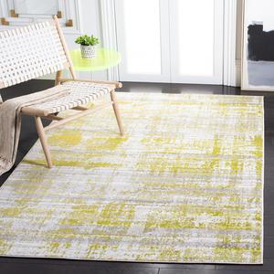 Ковер SAFAVIEH, 92 x 153 см, Skyler Collection Silver/Green SKY151Y современный абстрактный без ворса для прихожей гостиной фойе спальни