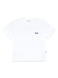 Футболка из джерси с вышивкой Il Gufo, белый