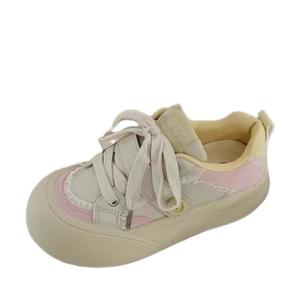 BINGO DUCK Женские скейтерские кеды с низким верхом и покрытием баланс, цвет Yellow