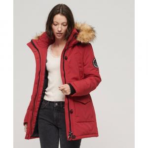 Парка Superdry Everest Faux Fur, красный