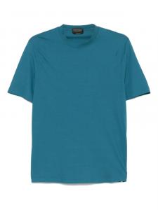 Футболка из хлопка Dell'oglio, синий