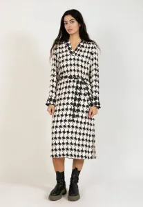 Длинное платье, повседневное платье Coster Copenhagen, Houndstooth Mix Print