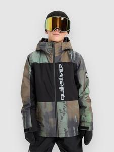 Куртка для сноуборда Quiksilver Side Hit Block Kids Jacke, bloomfade dark ivy