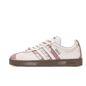 Adidas Neo Кроссовки для скейтбординга VL Court Lifestyle Wu Jie, Rose Shock Absorbers Low Top, унисекс, розовые, коричневые