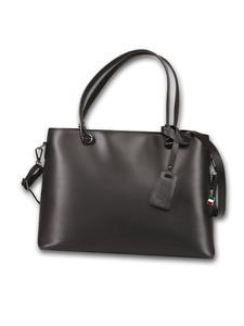 Кожаная сумка через плечо Florence, черная, примерно 37 см Florence