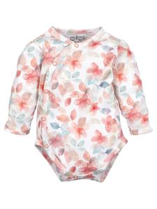 Nini Боди с длинными рукавами и цветочным принтом, разноцветное