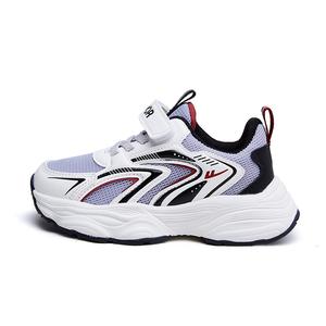 Нескользящие, износостойкие, легкие, амортизирующие, низкие детские кроссовки для повседневной носки WARRIOR, бежевый/серый