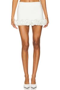 Юбка с розеткой yaz Nbd, белый