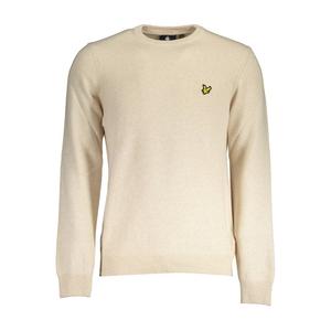 Бежевый шерстяной свитер Lyle & Scott