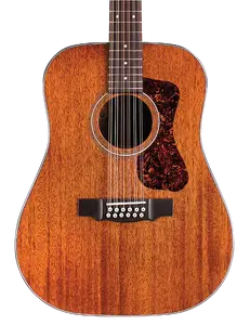 Гитара Guild D-1212, 12-струнная акустическая, натуральная, поставляется настроенной, с чехлом, аксессуарами, поддержка независимой музыки