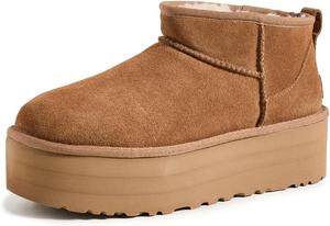 Женские ботинки UGG Classic Ultra Mini на платформе, Chestnut