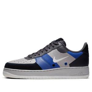 Кроссовки air force 1 low '07 'grey royal' Nike, серый