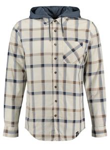 Key Largo Рубашка на пуговицах 'CATANIA' комфортного кроя в цвете экрю